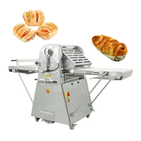 Machine à pâte automatique continue commerciale en acier inoxydable, version verticale, pour pâtisserie danoise, 4 kg, 5 kg, 6,5 kg, laminoir à pâte