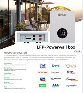 Batería Solar de Litio de 51.2V 200Ah 10kwh, Tipo Montaje en Pared, Energía de Respaldo para el Hogar y la Oficina, Powerwall HP-LB51 200 W, Tecnología de Litio - Product Image 5