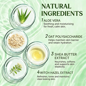 Gel de Ducha Refrescante de Aloe Vera, Limpieza Suave, Calmante y Hidratante para Después del Sol, Marca Privada, OEM, Venta al Por Mayor - Product Image 3