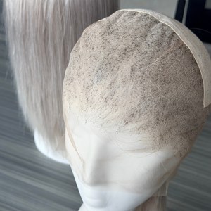 Perruque 2026 Noblest 100% Cheveux Humains, Dentelle Suisse Complète, pour Femme, Nœuds Simples, Aspect Cuir Chevelu Naturel, Luxe <span class=keywords><strong>Blond</strong></span> Platine Glacé - Product Image 2
