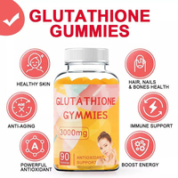 Suplemento de Colágeno en Polvo y Gomitas OEM con Antioxidante L-Glutatión, Certificado por Terceros, 200g, Personalizable