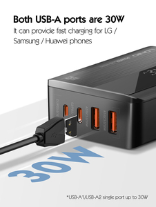 <span class=keywords><strong>Chargeur</strong></span> de bureau LDNIO A4809C GaN 100W PD Super Charge rapide - Product Image 3