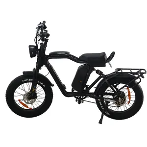 20 "grasso pneumatico Sport bicicletta elettrica, 1000W potenza avventura bici elettrica, 48V 16Ah batteria ghiaia Ebike