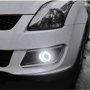 LED COB <span class=keywords><strong>Angel</strong></span> <span class=keywords><strong>Eyes</strong></span> Luce di Marcia diurna UNA Coppia/Set 64 millimetri/76 millimetri/89 millimetri 30W Auto Universale Luci di Nebbia per BMW per Benz HotSale - Product Image 6