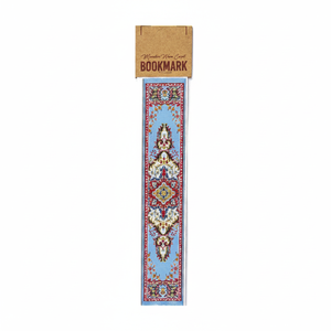 Marcapáginas Tejido Turco con Diseño de Alfombra Miniatura Vintage - Product Image 2
