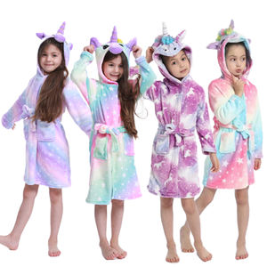 Ensemble de <span class=keywords><strong>pyjama</strong></span> d'hiver adapté pour hommes et femmes <span class=keywords><strong>Licorne</strong></span> Cartoon pour filles et enfants - Product Image 1