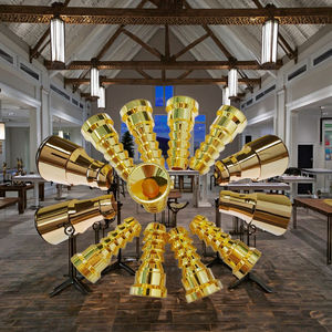 تخفيضات كبيرة عالية الجودة مطلية بالذهب دبابيس بوجو النحاس الذكور والنساء ينتهي التصنيع باستخدام الحاسب الآلي ولخدمات تصنيع المعدات الأصلية العلامة التجارية - Product Image 2