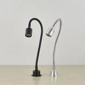 Led wall mounted hose spotlight 1w3w jewelry counter showcase lamp photo light bend tube long pole small spotlight WF6191036