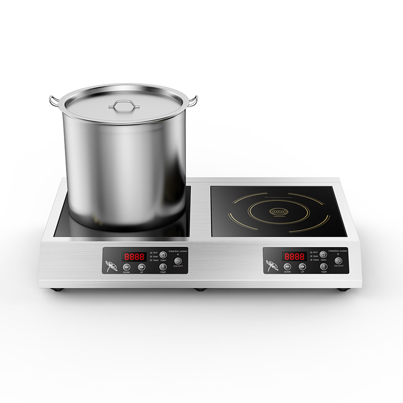 Commercial 3000W Induction Cooker Double Burner Induction Cooktop