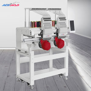 เครื่องปักอุตสาหกรรมแบบหลายหัว 2 หัว สำหรับงานปักเชิงพาณิชย์ ผลิตตัวอย่างด้วยคอมพิวเตอร์ ระบบอัตโนมัติเต็มรูปแบบ - Product Image 4