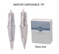 Aiguilles de tatouage à cartouche MASTOR stérilisées en acier inoxydable 316, à vis, 0,35 mm/0,30 mm, modèle Micro 42, pour maquillage permanent
