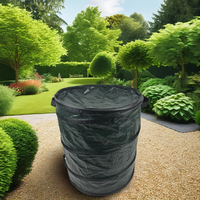 Poubelle de jardin réutilisable en PE, fabriquée sur mesure, écologique, avec structure autoportante, couleur personnalisée pour les feuilles de pelouse en extérieur