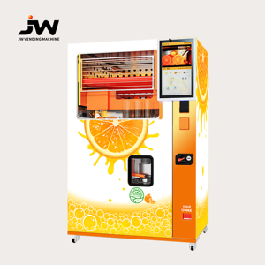Distributeur automatique de jus d'orange frais entièrement automatique pour la station d'autoroute de parc d'attractions de restaurant d'aéroport avec la vente de 24 heures - Product Image 2