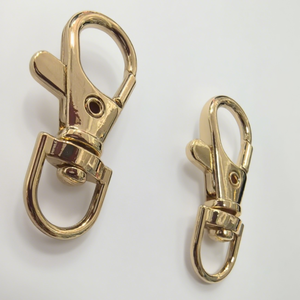 Fischmaul-Metallschnalle in Hellgold-Nickel-Gun-Finish für Handtaschenriemen, Taschenverschluss, Kleidungsgürtel, DIY-Ersatz-Metallschnalle - Product Image 5