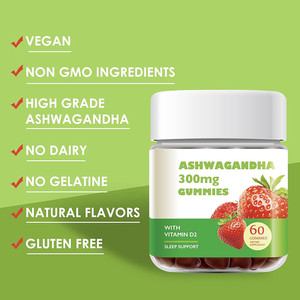 Gummies Ashwagandha de marque privée <span class=keywords><strong>pour</strong></span> adultes Suppléments de santé <span class=keywords><strong>pour</strong></span> le soulagement du stress Aide au sommeil <span class=keywords><strong>Gomme</strong></span> <span class=keywords><strong>à</strong></span> mâcher énergie de l'humeur calme - Product Image 2