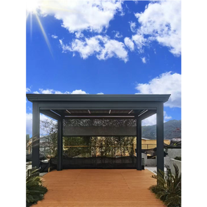 Carpas de Jardín para Eventos, Carpa Plegable Tipo Gazebo Personalizada de 3x3m, Carpa de Jardín para Bodas con Recubrimiento en Polvo para Balcón - Product Image 3