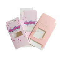 Caja de Papel ZJ-052 con Ventana, Caja de Papel Personalizada para Uñas con Precio de Fábrica