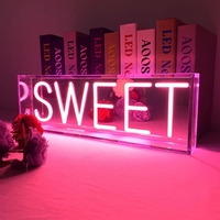 Lumières néon LED personnalisées, décorations pour hôtel, fête d'anniversaire, matériau PVC certifié IP65, alimentation 12V, enseigne avec logo Joyeux anniversaire