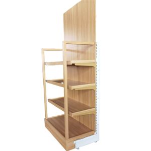 ชั้นวางกอนโดลาไม้สำหรับวางขวดไวน์ตู้เครื่องดื่มแอลกอฮอล์และโต๊ะล่างสำหรับจัดแสดงในซูเปอร์มาร์เก็ตออกแบบได้ตามต้องการ - Product Image 3