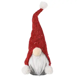 Natal Papai Noel Plush Faceless Boneca Gnome Decoração