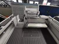 Beau bateau de pêche en aluminium, cabine centrale, de 25 pieds, 7.5m, à vendre