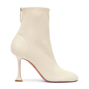 Botas de Moda para <span class=keywords><strong>Mujer</strong></span> 2026, Botas Cortas Blancas de PU con Cremallera Lateral, Botas de Baile Cálidas para Invierno, Botines Cómodos para Dama - Product Image 3