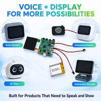 Carte PCBA d'affichage IA avec double microphone, chargement Type-C, Wi-Fi, Bluetooth, chat vocal et interface utilisateur personnalisée pour les fabricants de haut-parleurs