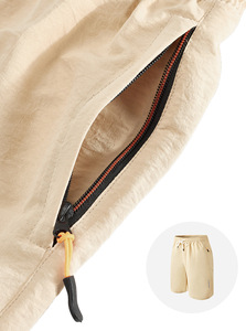 Nouveaux shorts de sport légers pour hommes, best-sellers, avec poches zippées, pantalons de sport élastiques - Product Image 4