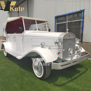 Voiture électrique de tourisme panoramique, véhicule vintage, 4 places, véhicule de transport pour hôtels, voiture à batterie, voiturette de golf - Product Image 5