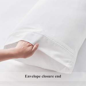 Juego de sábanas de refrigeración de bolsillo profundo bordado de 4 piezas de hotel de lujo a precio de fábrica con fundas de almohada - Product Image 5