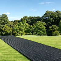 TAISHENG Tapis de sol en PE portable pour la construction d'éoliennes, épaisseur 10mm/20mm, taille 1200x2400mm, service de découpe pour véhicules lourds