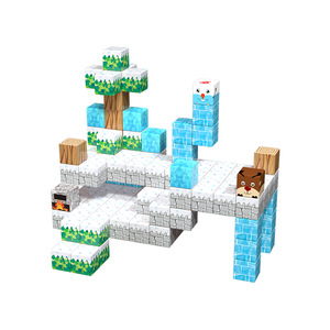 Bloques magnéticos Build Mine Magnet World Edition Juguetes magnéticos para niños y niñas STEM Montessori Juguetes sensoriales para niños pequeños - Product Image 1