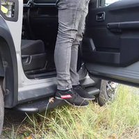 Accessoires de voiture JMN149 compatibles avec Suzuki Jimny 3 portes 2019+ : marchepieds latéraux, plateforme latérale, marchepieds 3 portes