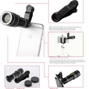 Kit d'objectif téléobjectif 20X pour téléphone, objectif de caméra mobile externe HD à mise au point réglable pour la photographie à longue distance - Product Image 4
