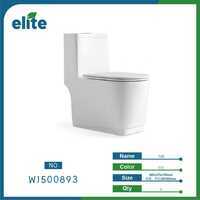 Elite One Piece Toilet Elongated Bowl Siphon Flushing Floor Mounted Modern Design Bathroom Fixture - Product Image 1
