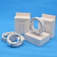 Kabel Data USB C ke C Pengisian Cepat 100W 1M 1.5M 2M Kabel Data Tipe C untuk Ponsel