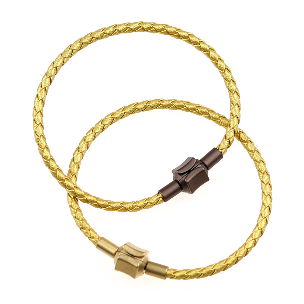 bracalet trendy gold men