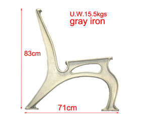 مقعد حديقة كلاسيكي من الخشب والحديد الزهر مع أرجل - Product Image 2