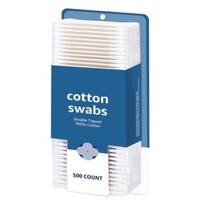 Bâtonnets de coton personnalisés, 500 cotons-tiges, pour les oreilles des bébés, double tête, nettoyage, bâtonnet en plastique, coton-tige - Product Image 6