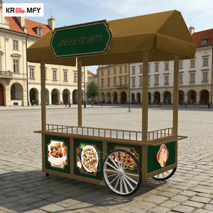 Carrito Triciclo Eléctrico de Fibra de Vidrio para Venta Ambulante de Helados, Café y Comida Callejera con Congelador y Ruedas - Product Image 6