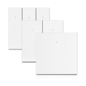 High Quality Tuya Indoor 86-Eu Standard Crystal Tempered Glass Panel No Neutral Smart Wifi Wall Light <b>Switch</b> for Construction - Product Image 1