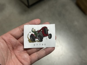 Étiquettes tissées personnalisées écologiques en damassé rectangulaires, pliées en M, sans MOQ, échantillon gratuit, vente en gros - Product Image 5