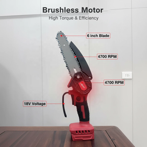 <span class=keywords><strong>Scie</strong></span> <span class=keywords><strong>à</strong></span> <span class=keywords><strong>chaîne</strong></span> électrique miniature sans fil portable de 6 pouces, qualité industrielle, alimentation par <span class=keywords><strong>batterie</strong></span>, <span class=keywords><strong>meilleur</strong></span> prix, <span class=keywords><strong>scie</strong></span> <span class=keywords><strong>à</strong></span> <span class=keywords><strong>chaîne</strong></span> pour couper le bois - Product Image 4