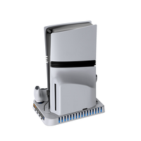 Support de refroidissement tout-en-un pour console PS5/Pro/Slim, support de charge universel pour manette PS5, support de disque de jeu, support de casque