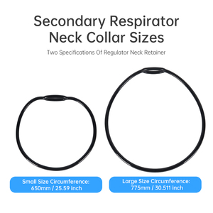 Correa de sujeción de silicona y nailon de grado alimenticio para regulador de buceo, fuente de aire secundaria, antipérdida, soporte para octopus BCD - Product Image 6
