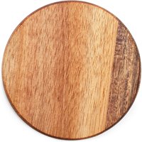 Sous-verre rond en bois d'acacia épais, écologique et moderne, pour boissons chaudes, cuisine, maison et table