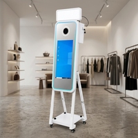 Photomaton portable Magic Mirror avec valise de transport pour mariage et fête