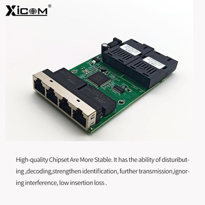 XICOM 1000M ตัวรับส่งสัญญาณไฟเบอร์ออปติกกิกะบิตบอร์ด PCBA ไฟเบอร์เดี่ยวคู่ 5V สำหรับการส่งข้อมูลการสลับเครือข่าย - Product Image 2