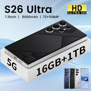 Teléfono móvil inteligente 5G S26 ultra, ultradelgado, con 16GB+1TB, pantalla de 7.3 pulgadas, desbloqueo facial y de huella dactilar, diseño universal y moderno. - Product Image 4