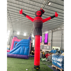 Red & Black <b>Inflatable</b> Air Dancer - Custom Branded Advertising Tube for Outdoor Promotions Events NS-MN-AD-001 <b>Inflatable</b> Air Da - Product Image 3